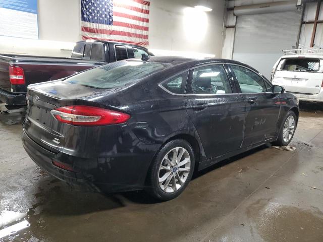 3FA6P0LU0LR225842 - 2020 FORD FUSION SE BLACK photo 3