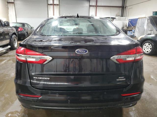 3FA6P0LU0LR225842 - 2020 FORD FUSION SE BLACK photo 6