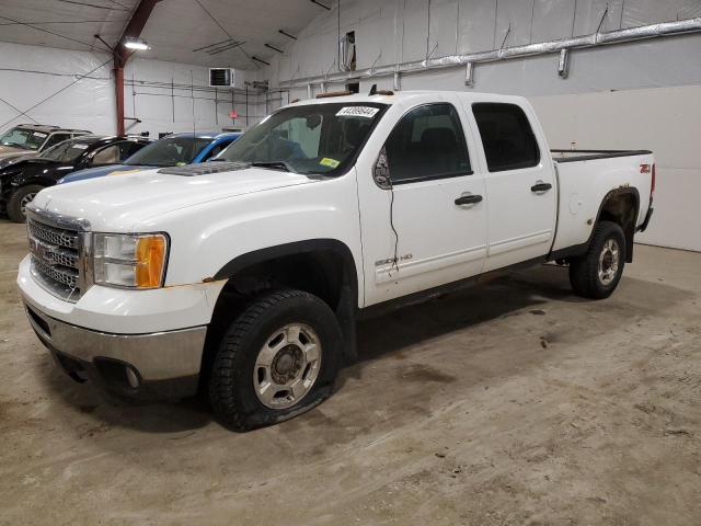 1GT120CG3DF229430 - 2013 GMC SIERRA K2500 SLE WHITE photo 1