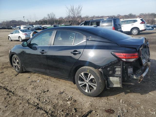 3N1AB8CV1LY216411 - 2020 NISSAN SENTRA SV BLACK photo 2