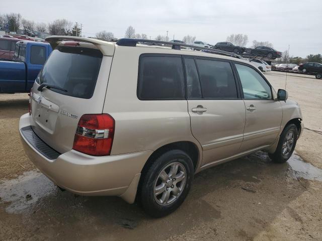 JTEDP21A340006246 - 2004 TOYOTA HIGHLANDER BASE BEIGE photo 3