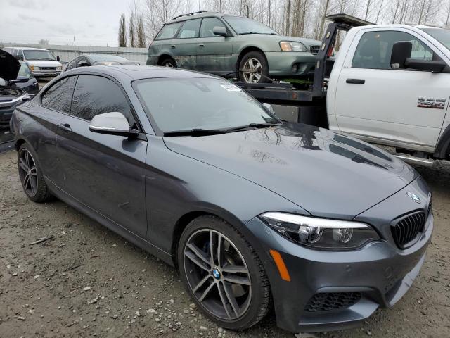 WBA2J7C56K7D28412 - 2019 BMW M240XI CHARCOAL photo 4