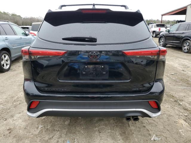 5TDLZRBH3NS194800 - 2022 TOYOTA HIGHLANDER XSE BLACK photo 6