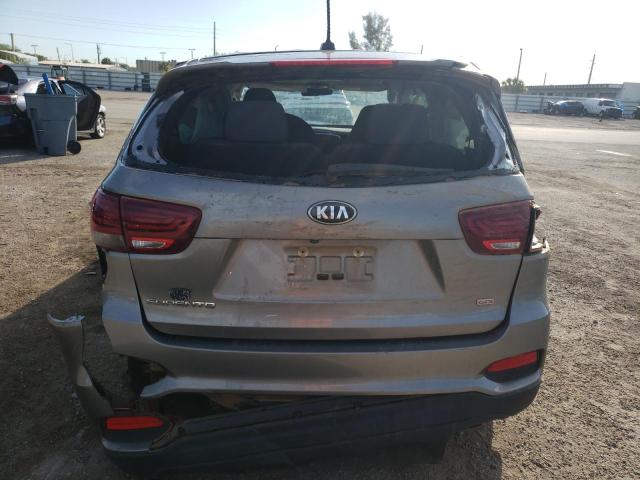 5XYPG4A36KG499975 - 2019 KIA SORENTO L GRAY photo 6