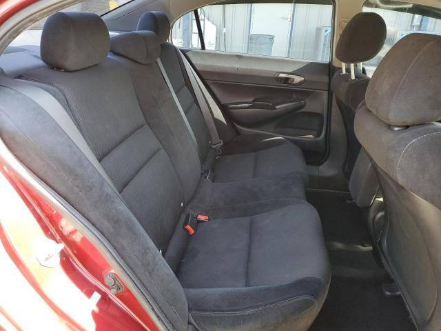 2HGFA16659H506569 - 2009 HONDA CIVIC LX-S ბურგუნდია ფოტო 10