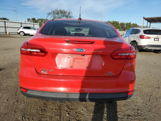 1FADP3F27GL258960 - 2016 FORD FOCUS SE RED photo 6