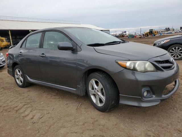 2T1BU4EE1BC637383 - 2011 TOYOTA COROLLA BASE GRAY photo 4