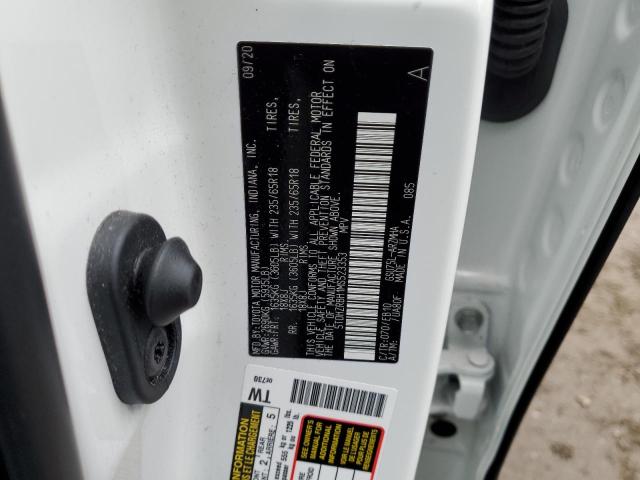 5TDHZRBH1MS523353 - 2021 TOYOTA HIGHLANDER XLE 白色 照片 13