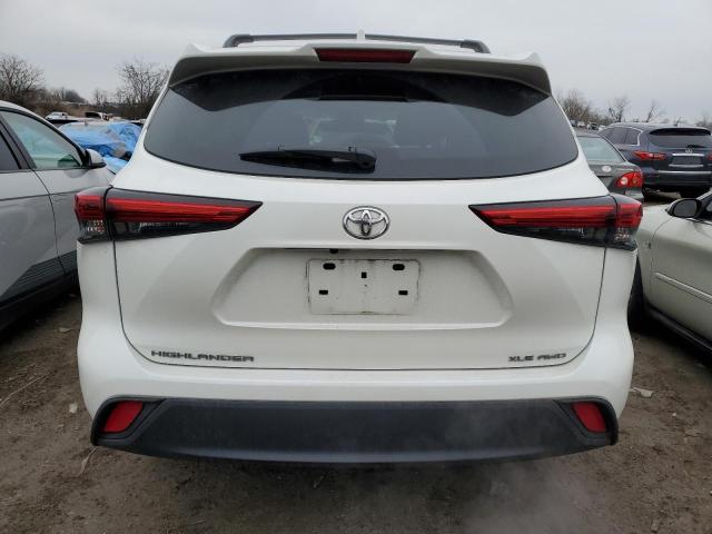 5TDHZRBH1MS523353 - 2021 TOYOTA HIGHLANDER XLE 白色 照片 6