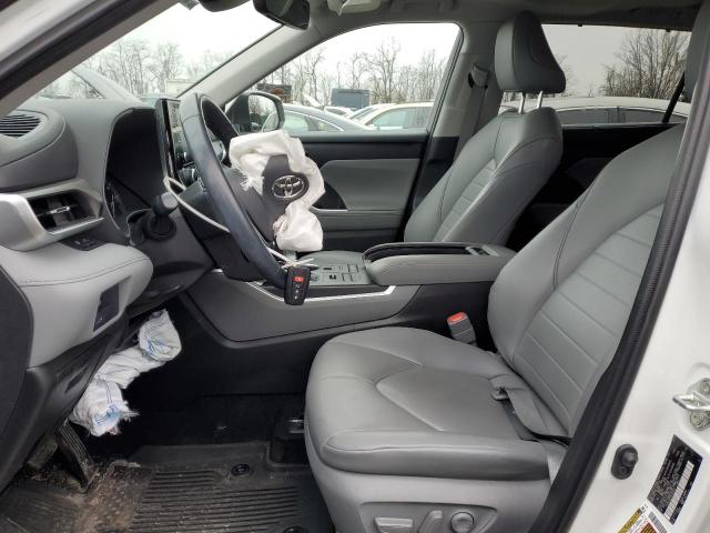 5TDHZRBH1MS523353 - 2021 TOYOTA HIGHLANDER XLE 白色 照片 7