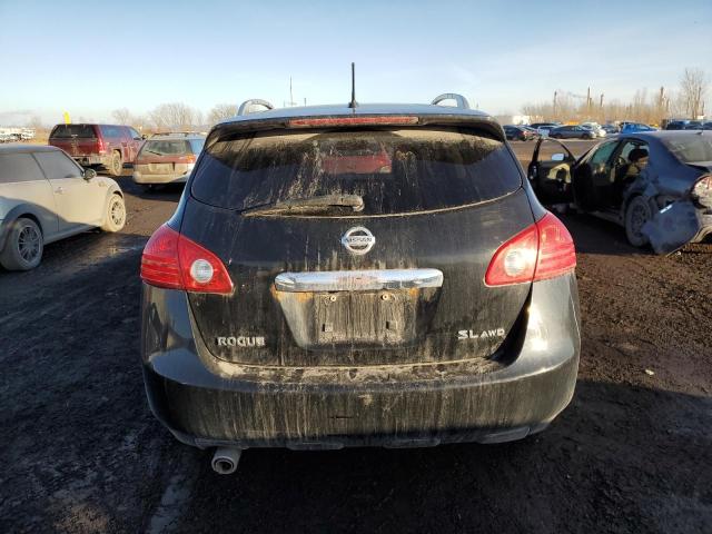 JN8AS5MV8DW104678 - 2013 NISSAN ROGUE S BLACK photo 6