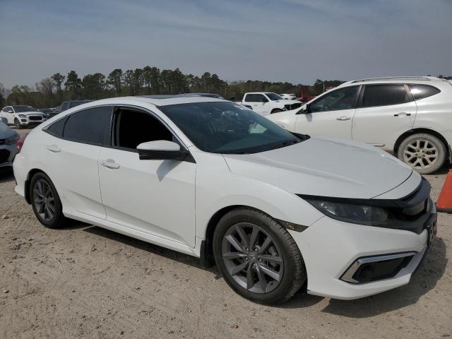 19XFC1F30LE007387 - 2020 HONDA CIVIC EX WHITE photo 4