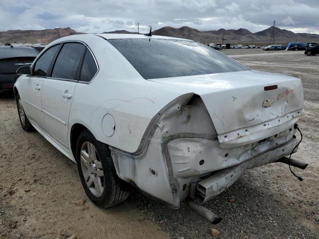 2G1WB5E31E1144021 - 2014 CHEVROLET IMPALA LIM LT WHITE photo 2