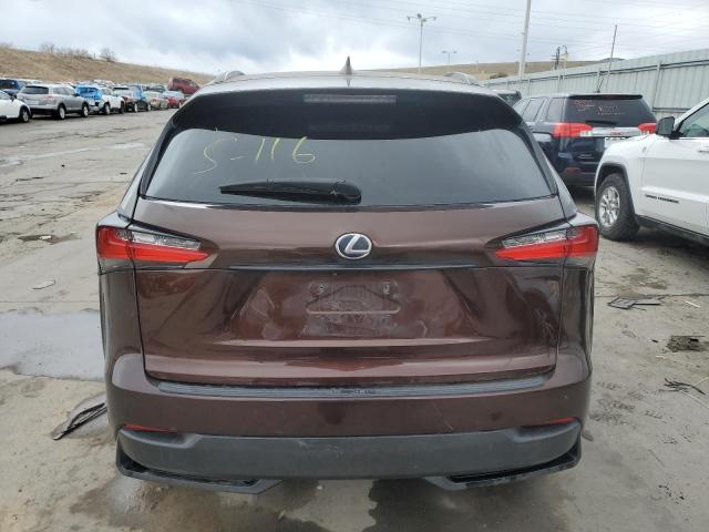 JTJBJRBZ7H2054494 - 2017 LEXUS NX 300H BROWN photo 6