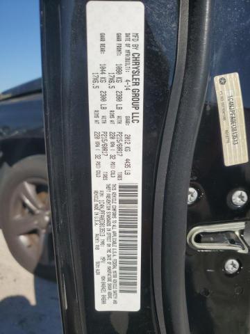 1C4NJPFA0ED813513 - 2014 JEEP PATRIOT LATITUDE BLACK photo 12