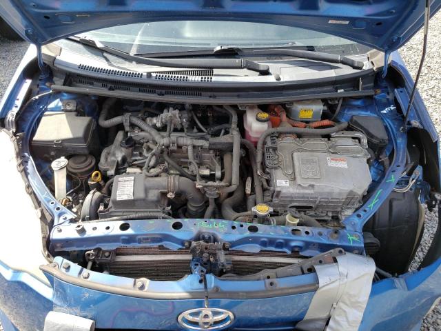 JTDKDTB32C1519443 - 2012 TOYOTA PRIUS C BLUE photo 11