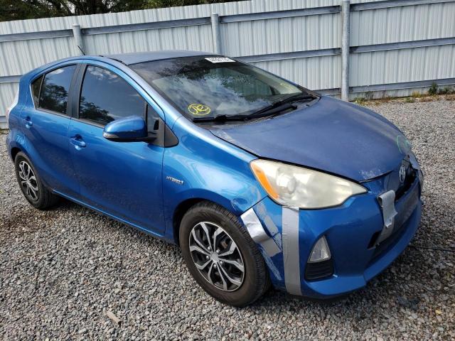 JTDKDTB32C1519443 - 2012 TOYOTA PRIUS C BLUE photo 4