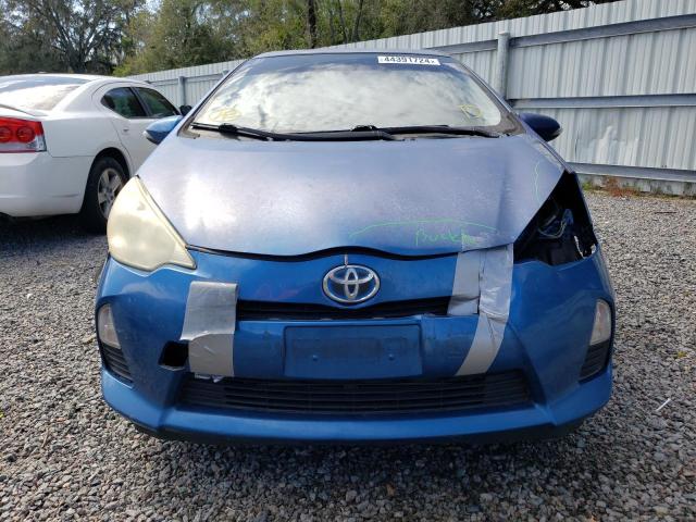 JTDKDTB32C1519443 - 2012 TOYOTA PRIUS C BLUE photo 5