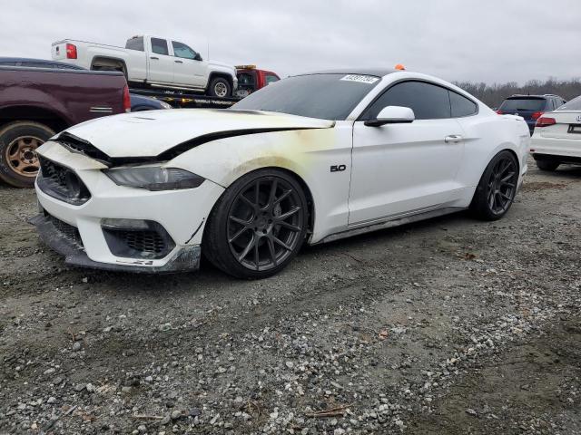 1FA6P8CF3J5178788 - 2018 FORD MUSTANG GT WHITE photo 1