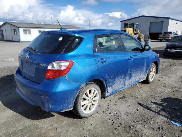 2T1KU40E49C079272 - 2009 TOYOTA COROLLA MA BLUE photo 3