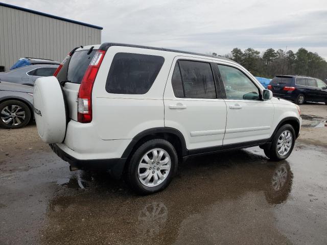 JHLRD78956C044786 - 2006 HONDA CR-V SE WHITE photo 3