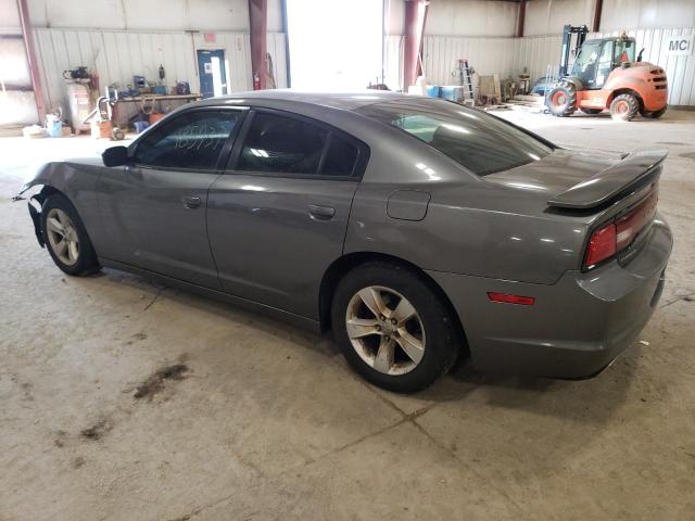 2C3CDXBGXCH103855 - 2012 DODGE CHARGER SE GRAY photo 2