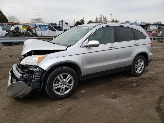 JHLRE4H78BC017781 - 2011 HONDA CR-V EXL SILVER photo 1