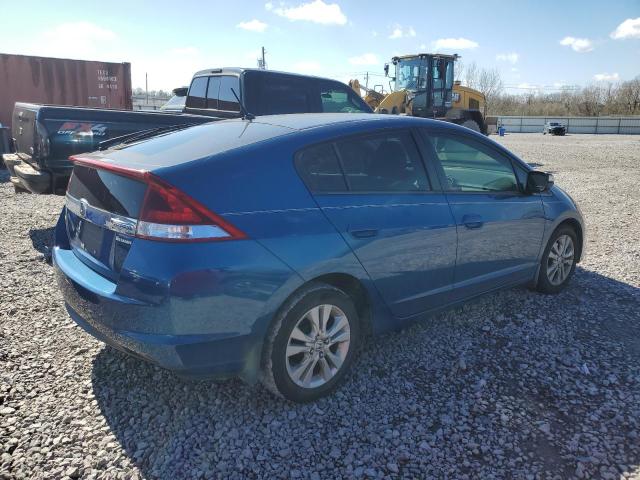 JHMZE2H76DS006528 - 2013 HONDA INSIGHT EX BLUE photo 3