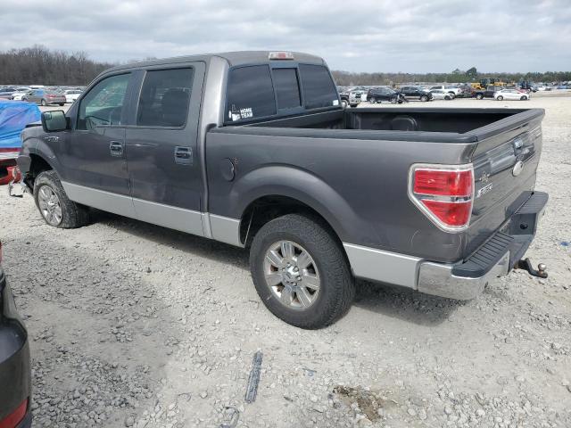 1FTFW1EF0BFB38830 - 2011 FORD F150 SUPERCREW GRAY photo 2