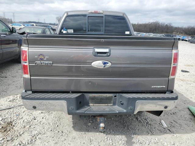 1FTFW1EF0BFB38830 - 2011 FORD F150 SUPERCREW GRAY photo 6