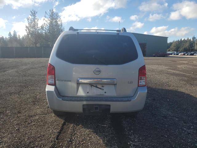 5N1AR18W85C728160 - 2005 NISSAN PATHFINDER LE ვერცხლისფერი ფოტო 6