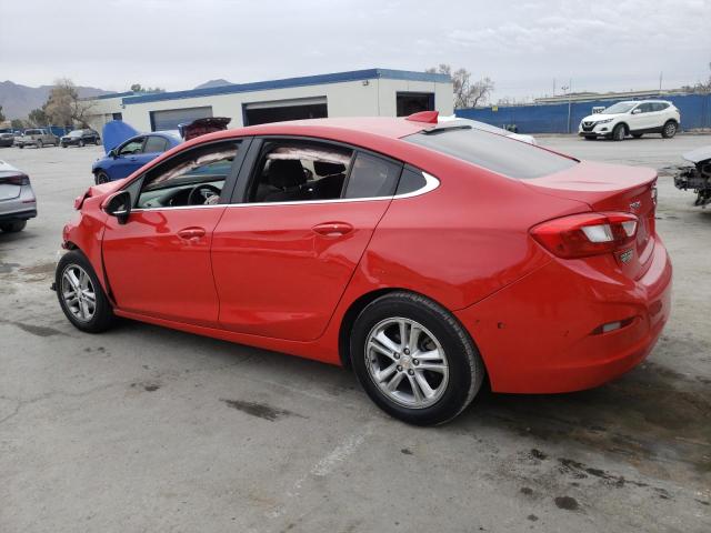 1G1BE5SMXH7238294 - 2017 CHEVROLET CRUZE LT RED photo 2