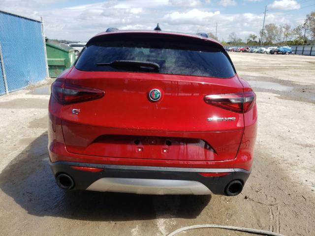 ZASFAKNN0J7B88591 - 2018 ALFA ROMEO STELVIO TI SPORT RED photo 6