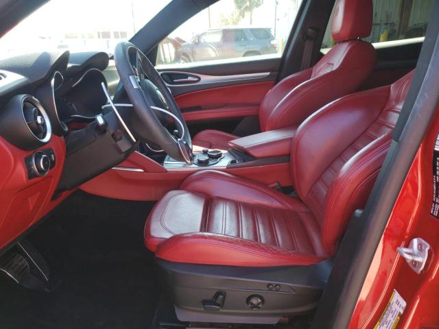 ZASFAKNN0J7B88591 - 2018 ALFA ROMEO STELVIO TI SPORT RED photo 7