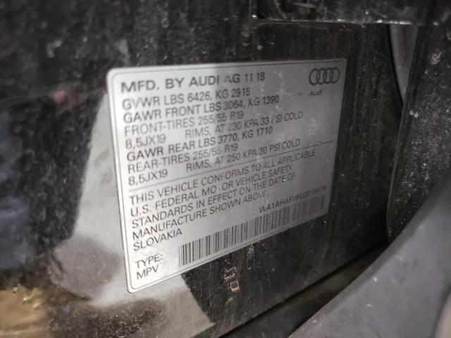 WA1AHAF79KD018476 - 2019 AUDI Q7 PREMIUM Qara foto 13