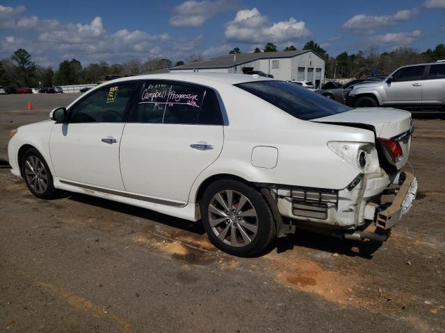 4T1BK3DB5BU411935 - 2011 TOYOTA AVALON BASE WHITE photo 2