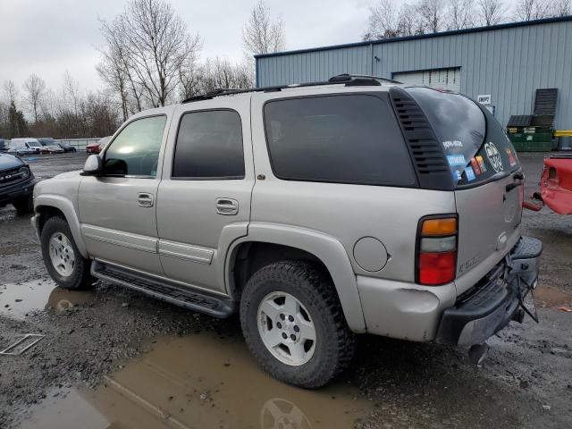 1GNEK13T25R199686 - 2005 CHEVROLET TAHOE K1500 TAN photo 2