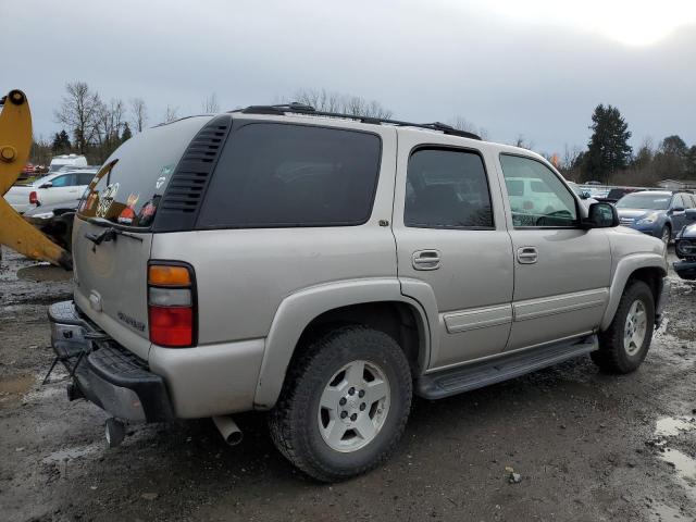 1GNEK13T25R199686 - 2005 CHEVROLET TAHOE K1500 TAN photo 3