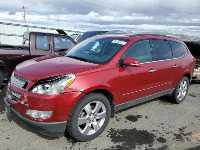 1GNKVLED7CJ301247 - 2012 CHEVROLET TRAVERSE LTZ BURGUNDY photo 1