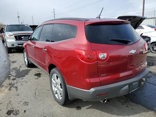 1GNKVLED7CJ301247 - 2012 CHEVROLET TRAVERSE LTZ BURGUNDY photo 2