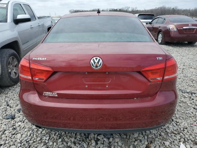 1VWAT7A34FC077827 - 2015 VOLKSWAGEN PASSAT S RED photo 6