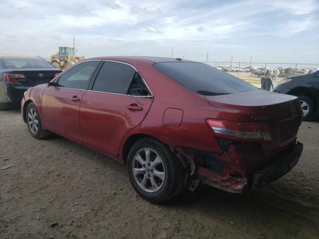 4T1BF3EK3AU073307 - 2010 TOYOTA CAMRY BASE RED photo 2