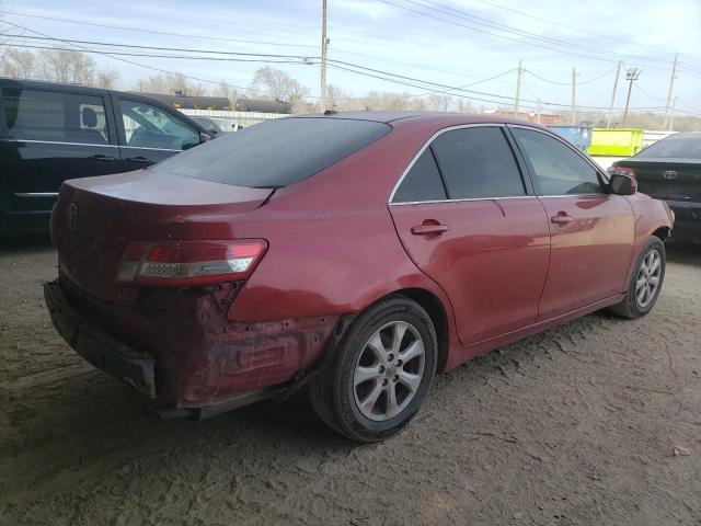 4T1BF3EK3AU073307 - 2010 TOYOTA CAMRY BASE RED photo 3