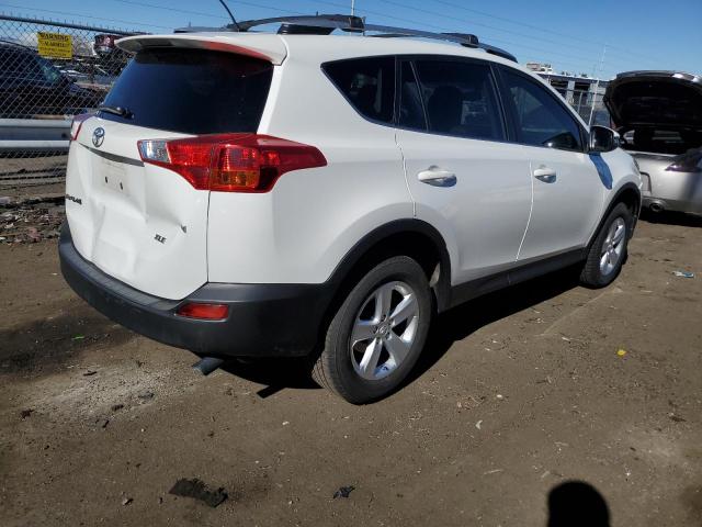 JTMWFREV3DD018556 - 2013 TOYOTA RAV4 XLE WHITE photo 3