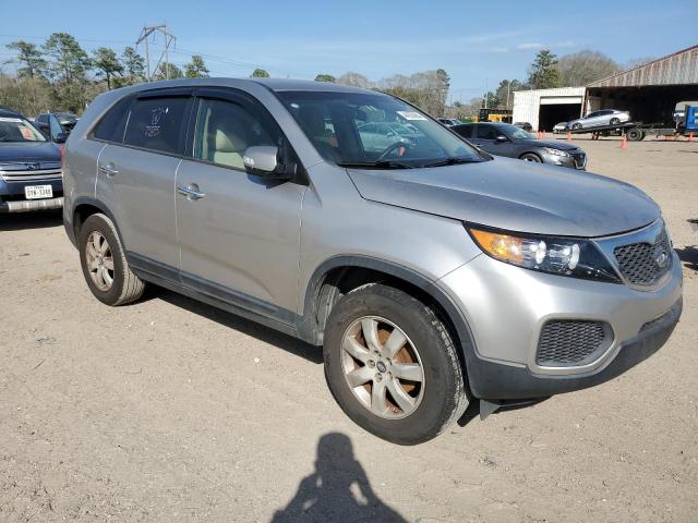 5XYKT3A15DG385807 - 2013 KIA SORENTO LX TAN photo 4