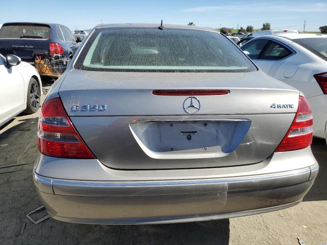 WDBUF87J06X187607 - 2006 MERCEDES-BENZ E 350 4MATIC GRAY photo 6