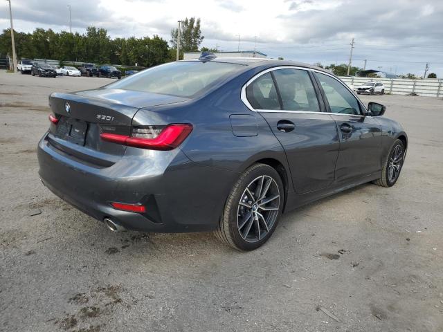 3MW5R7J09M8B65525 - 2021 BMW 330XI GRAY photo 3