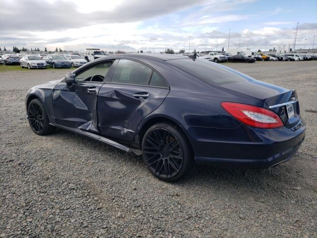 WDDLJ7DB2DA073195 - 2013 MERCEDES-BENZ CLS 550 BLUE photo 2