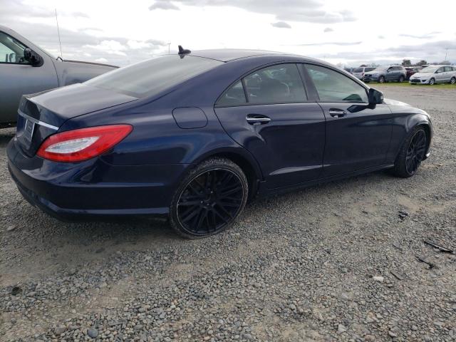 WDDLJ7DB2DA073195 - 2013 MERCEDES-BENZ CLS 550 BLUE photo 3