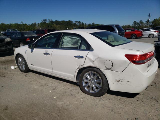 3LNDL2L35BR761101 - 2011 LINCOLN MKZ HYBRID WHITE photo 2